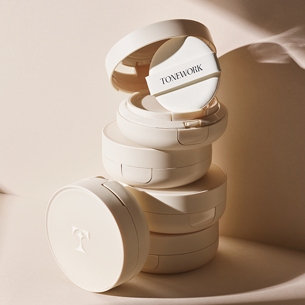 TONEWORK VEGAN 200+ FOUNDATION TO-GO(CUSHION) SHEER GLOW 30N1 15G - Image 2