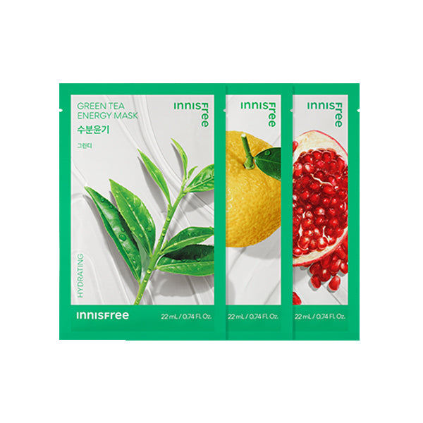 Innisfree Green Tea Energy Sheet Mask for Radiant Skin
