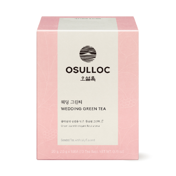 OSULLOC Premium Wedding Green Tea Bags - 10 Count Pack
